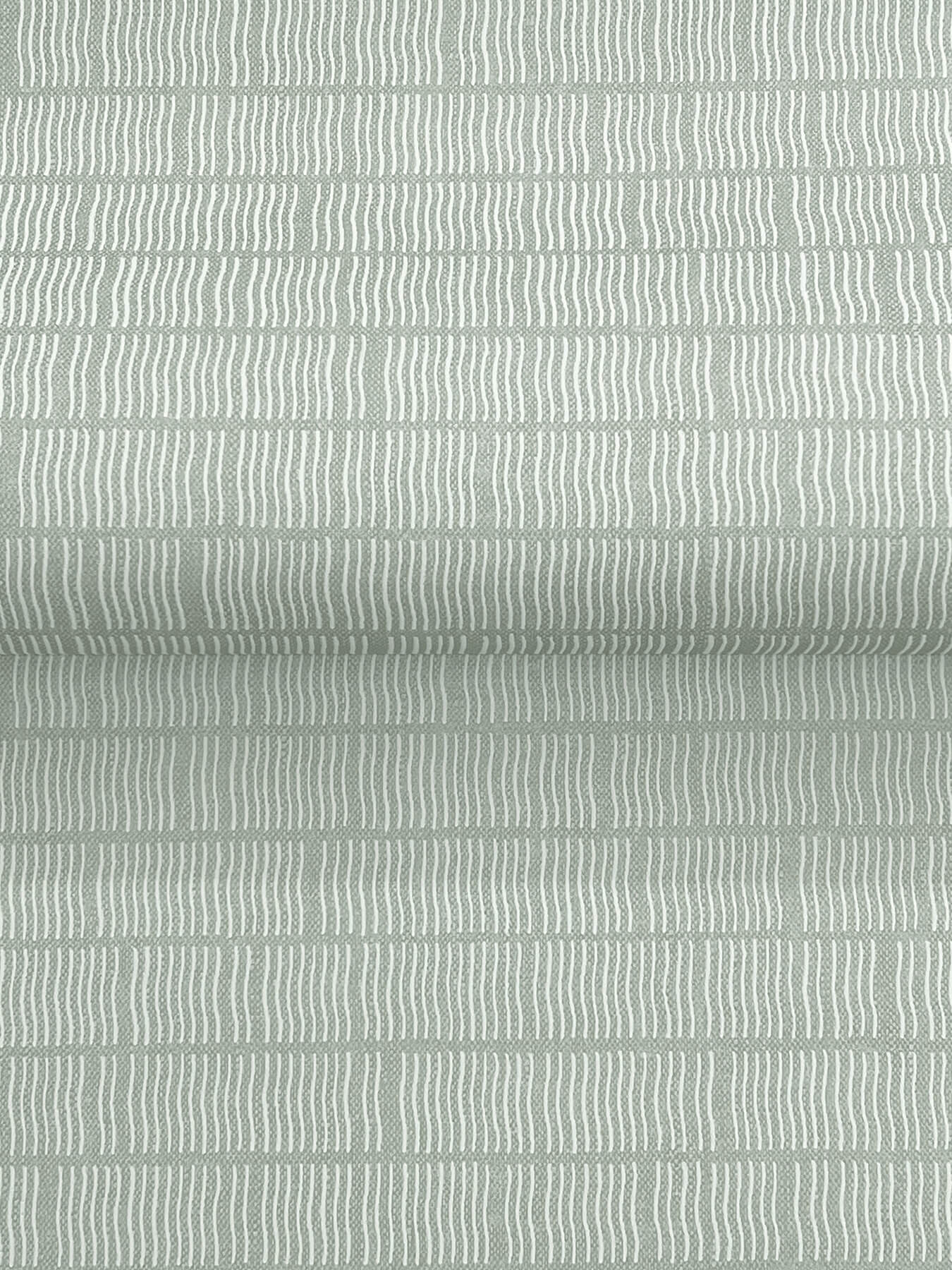 Collis Green Squiggle Stripe Wallpaper