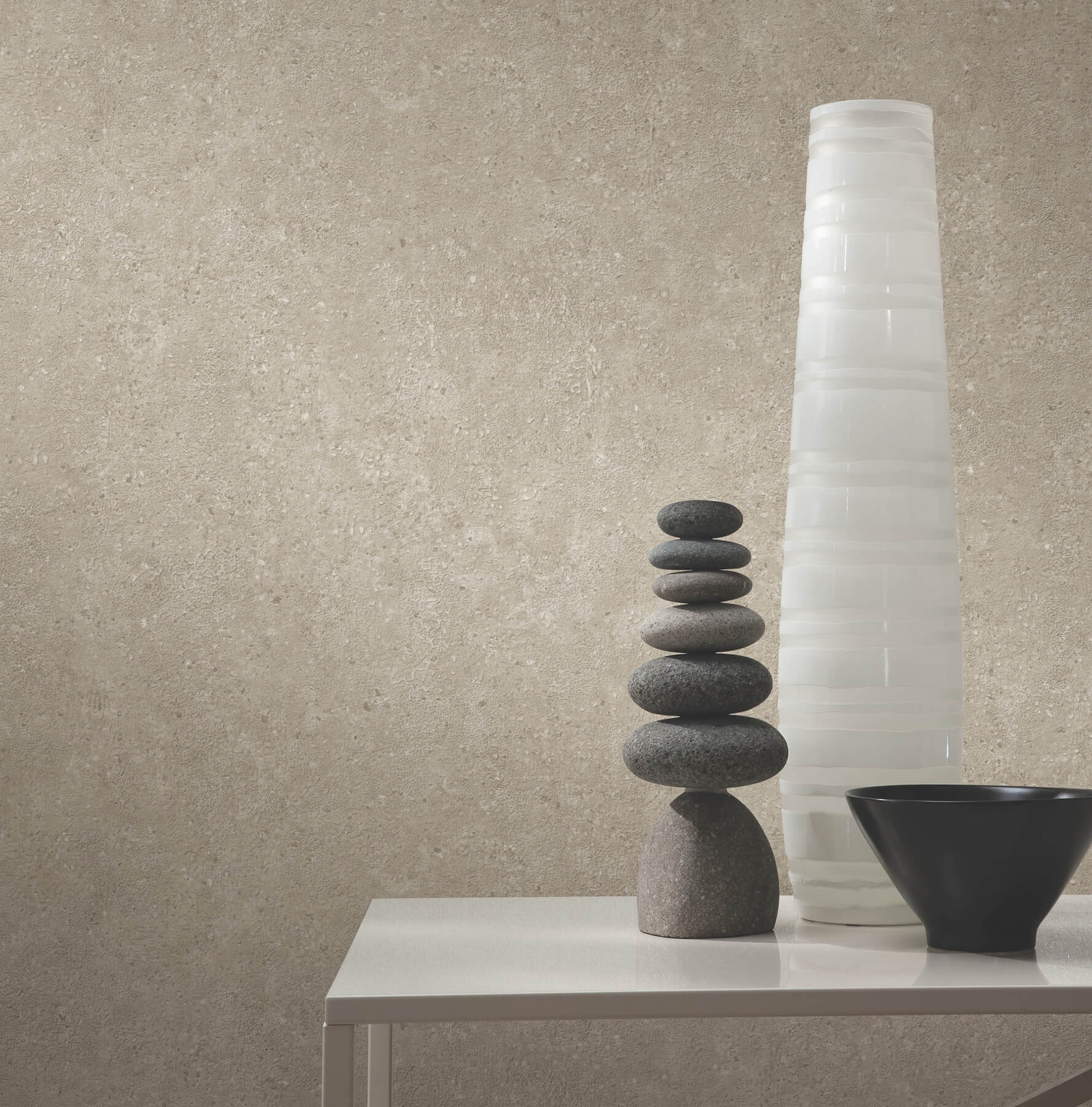 Artisan Stone Beige Texture Wallpaper
