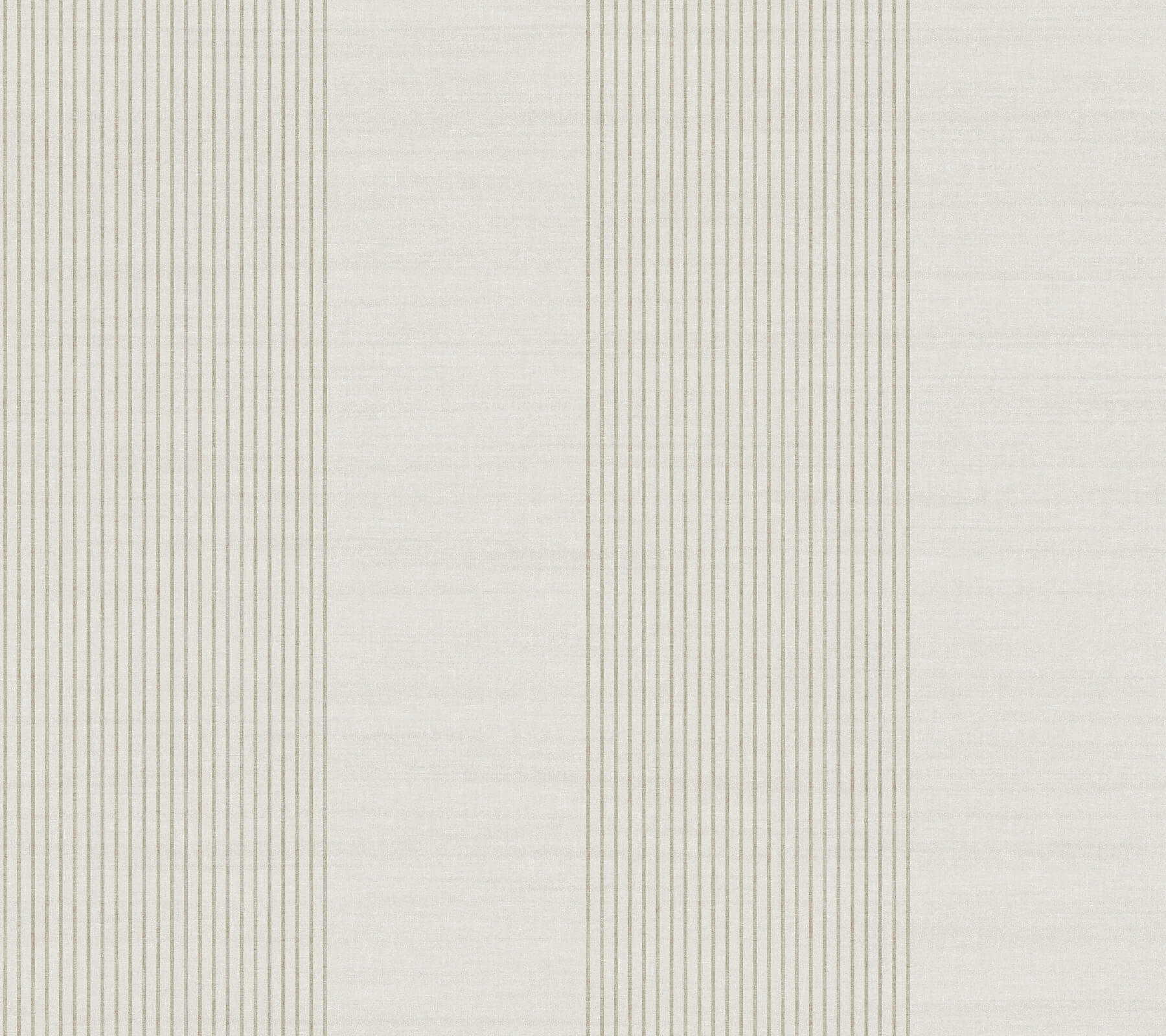 Archer Stripe Light Grey Faux Linen Wallpaper