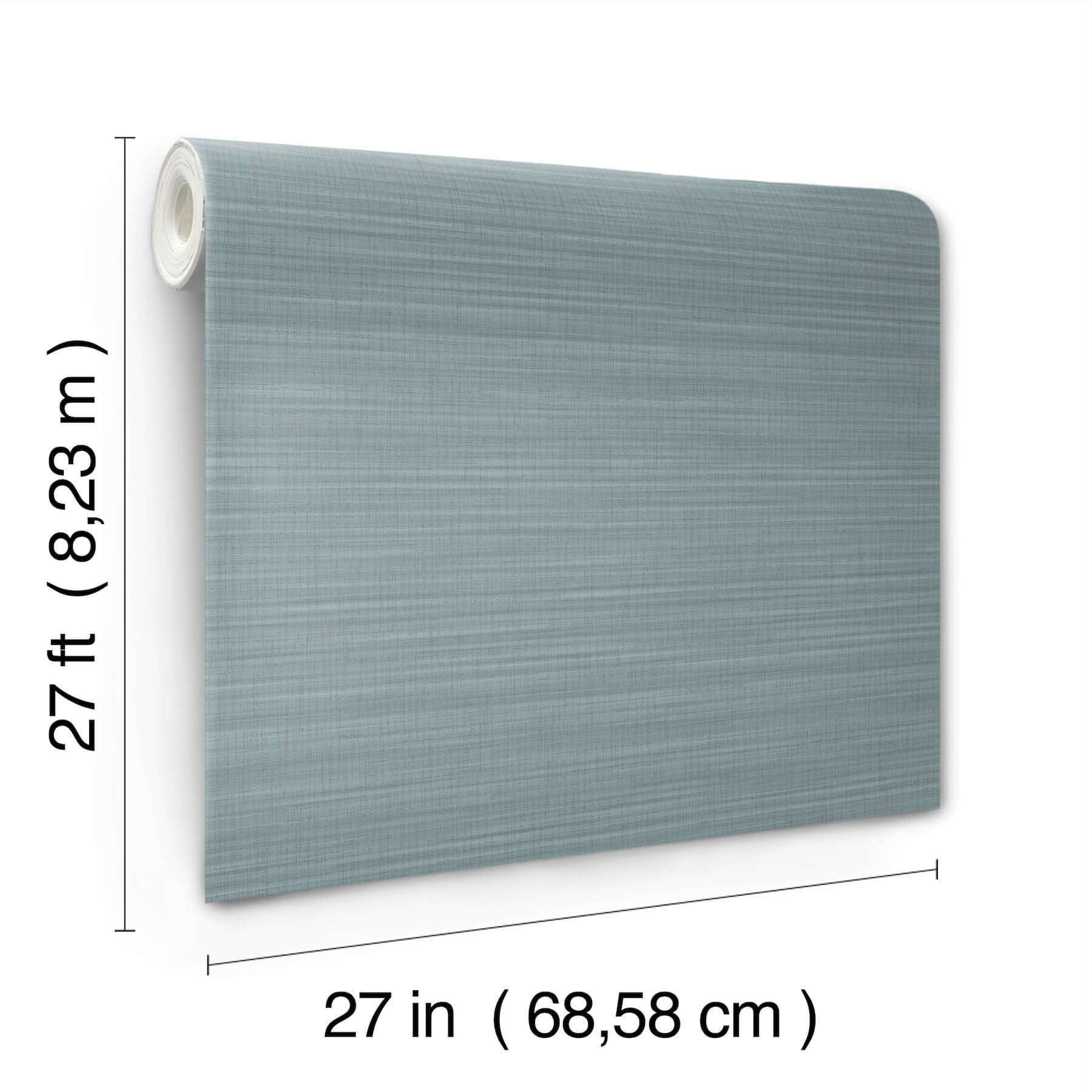 Down To Earth Aquamarine Striated Wallpaper