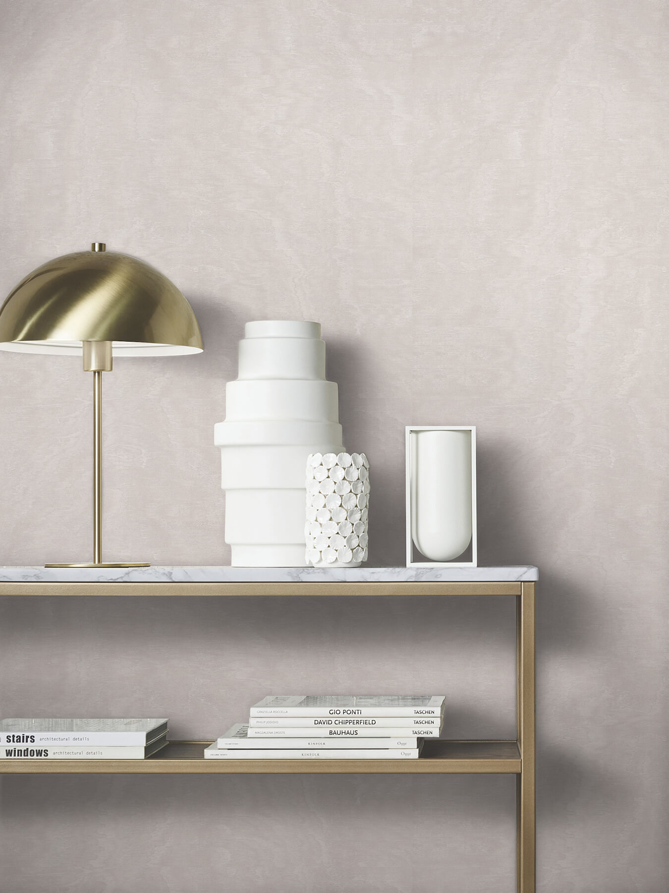Shimmering Moire Dove Textured Wallpaper