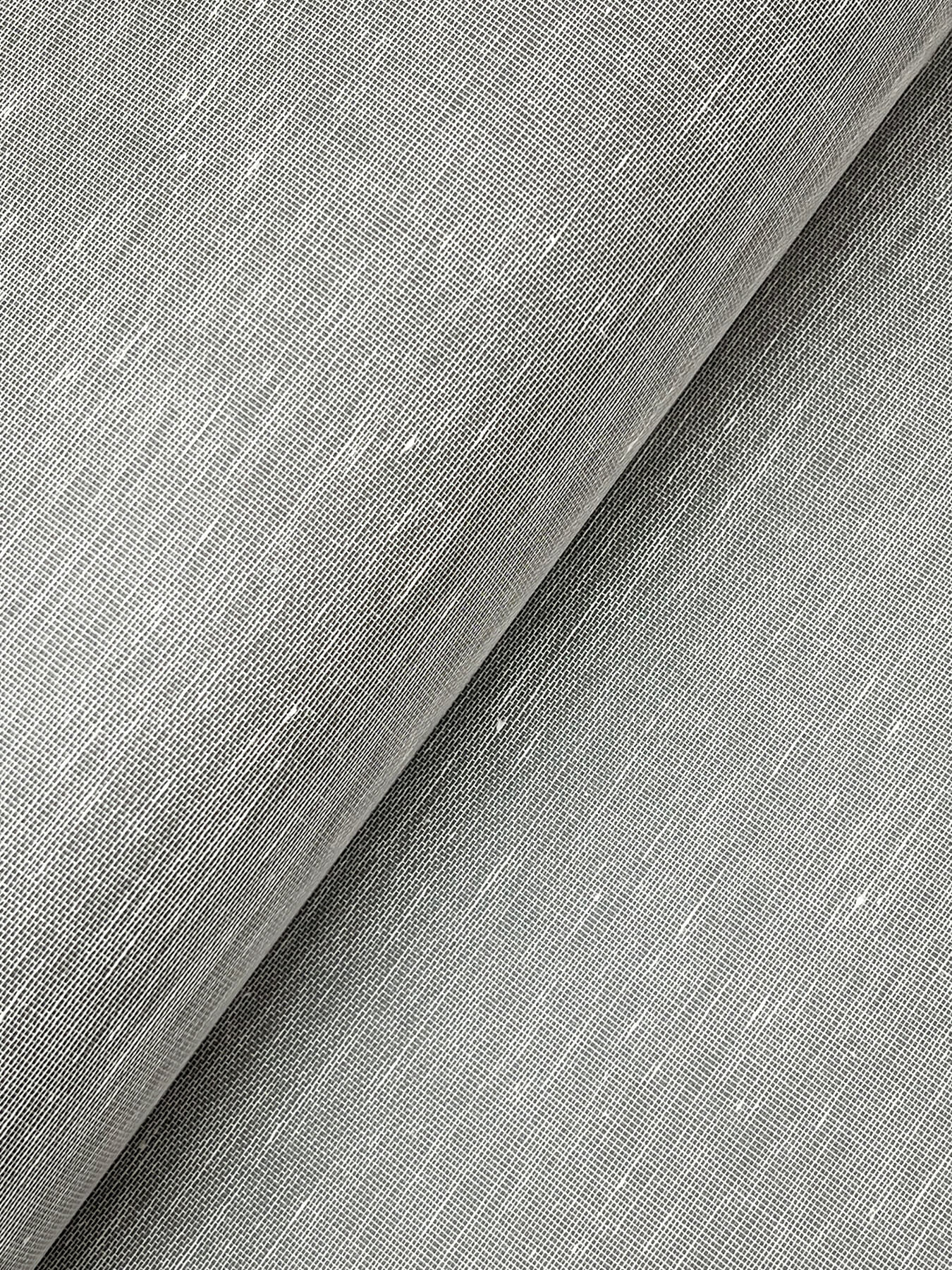 Hempfield Weave Charcoal Loomed Wallpaper