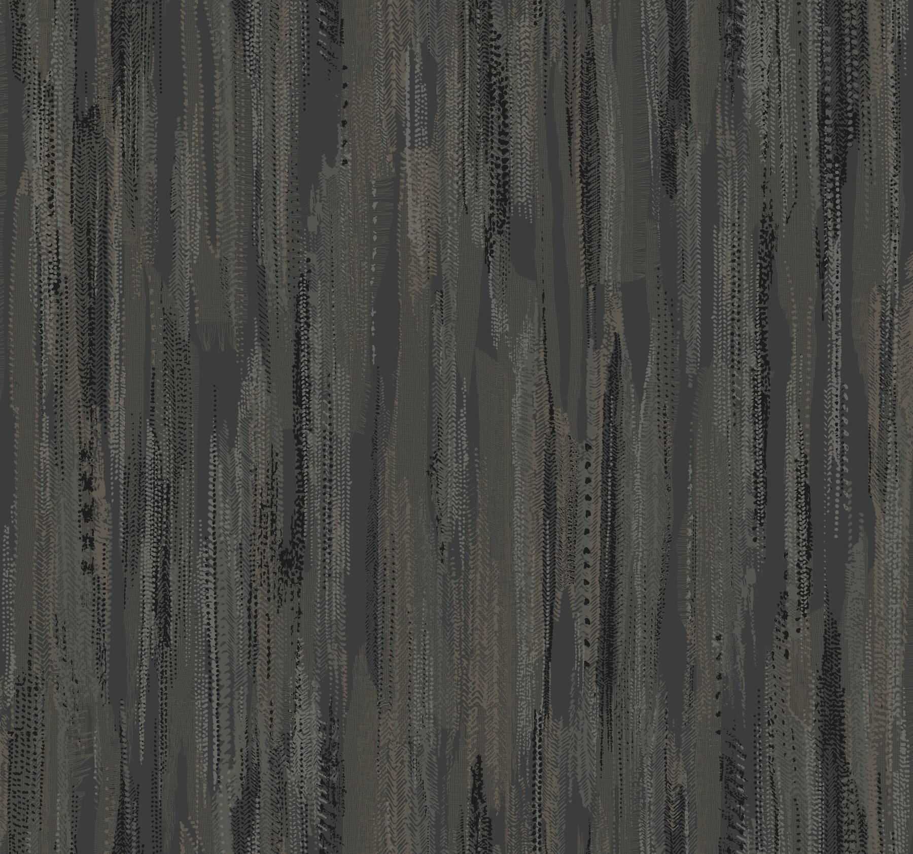 Tribeca Charcoal Texture Stripe Wallpaper