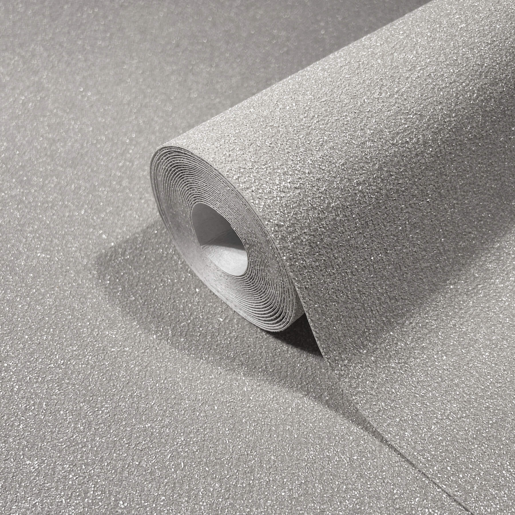 Glistening Quartz Silver Beaded Wallpaper