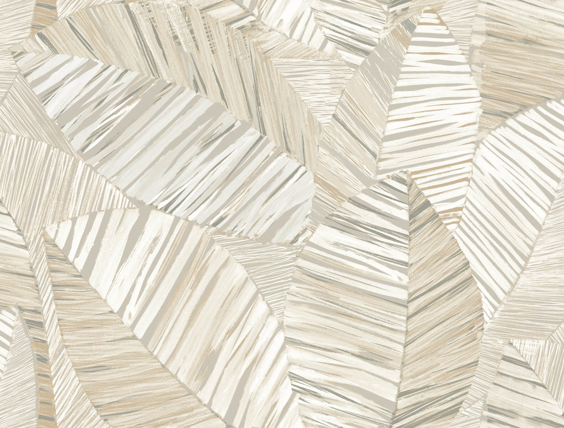 Crown Canopy Neutral Palm Peel  Stick Wallpaper