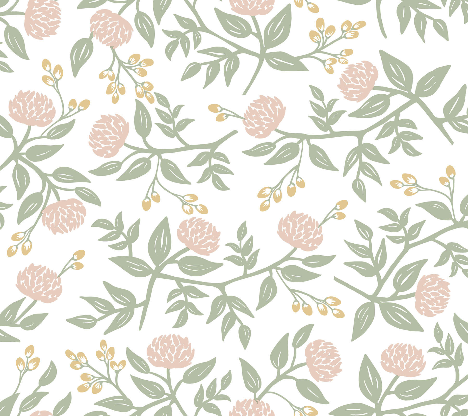 Peonies Blush Floral Premium Peel  Stick Wallpaper