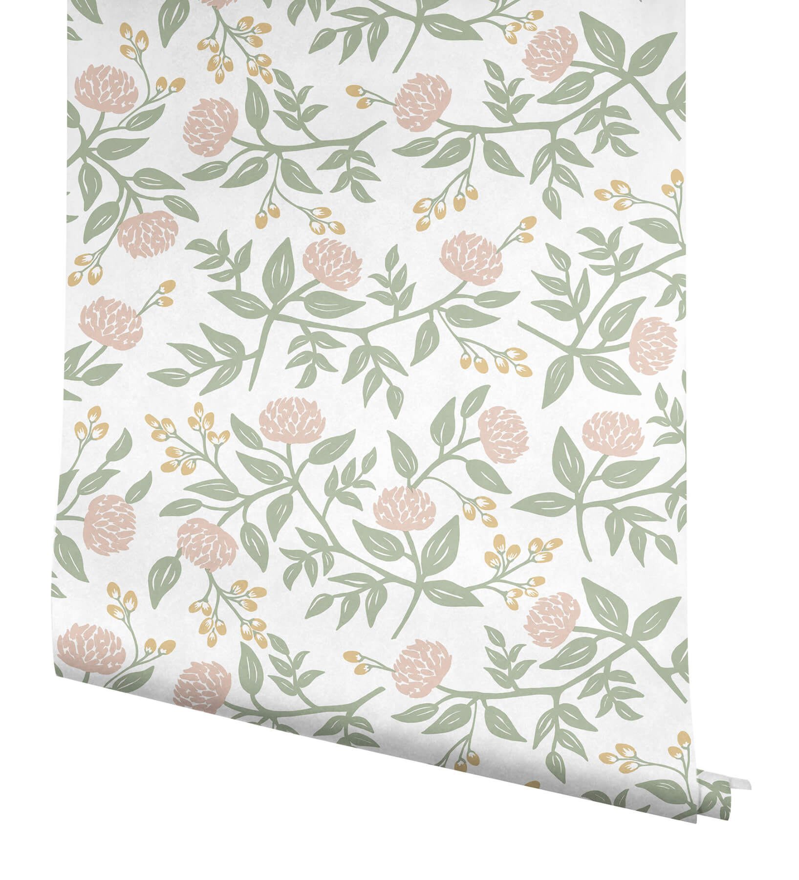 Peonies Blush Floral Premium Peel  Stick Wallpaper