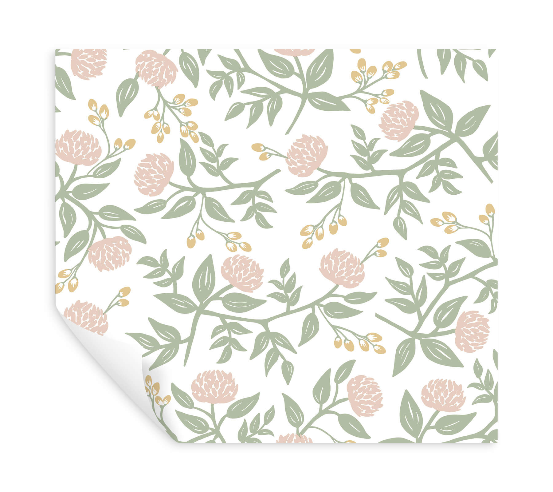Peonies Blush Floral Premium Peel  Stick Wallpaper