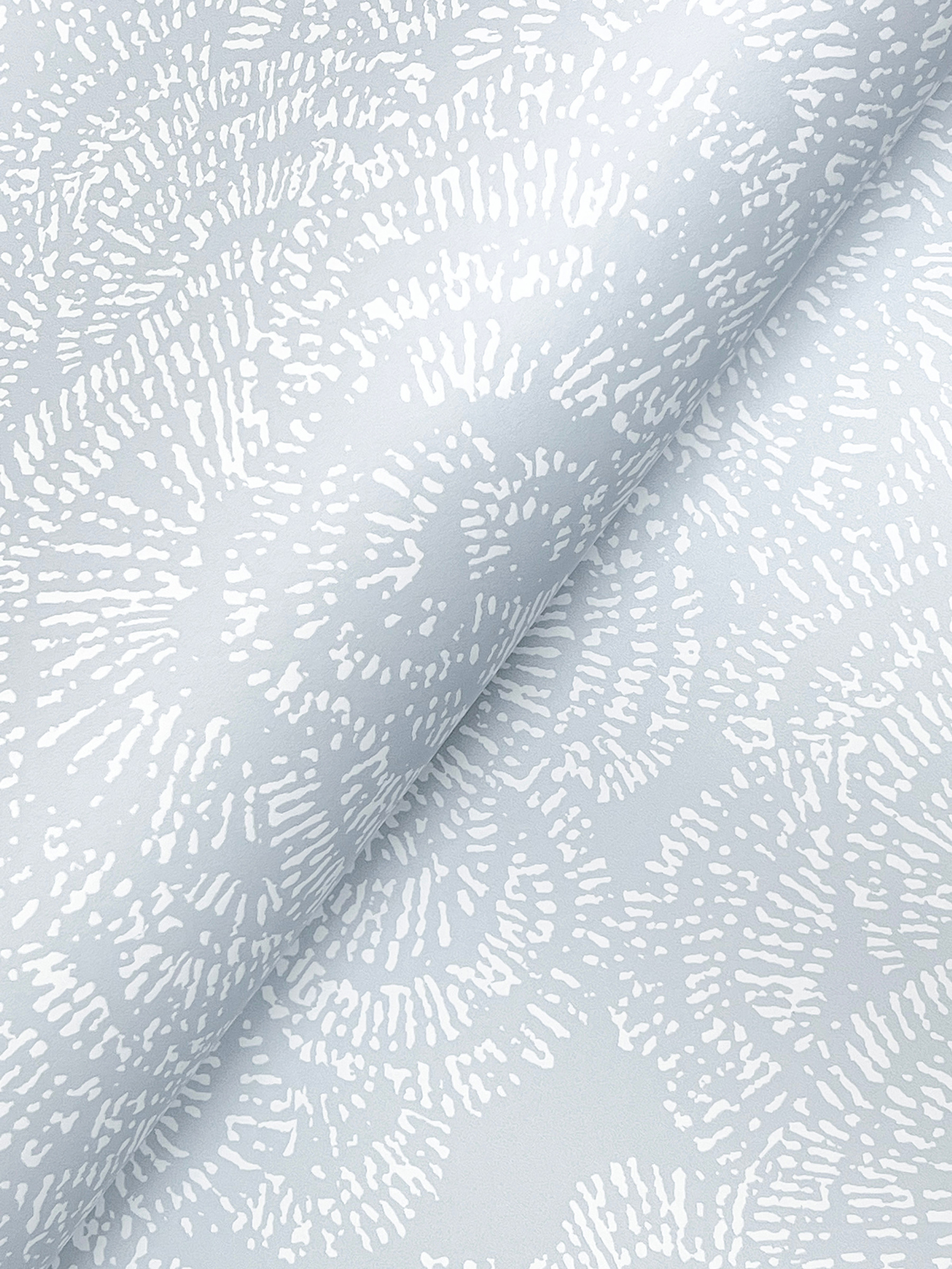 Ambroise Light Blue Abstract Floral Wallpaper