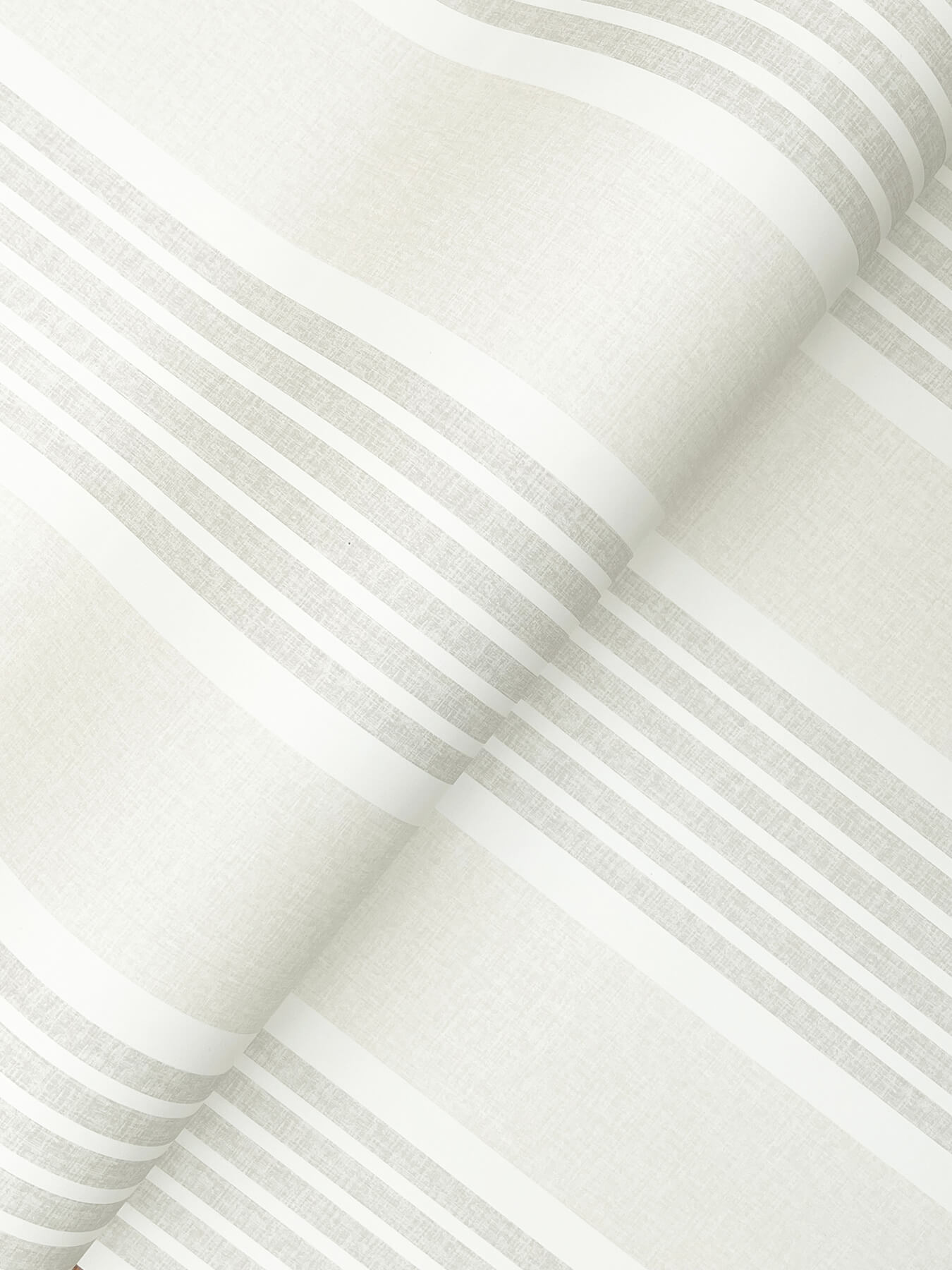 Bingley Light Grey Embellished Stripe Wallpaper