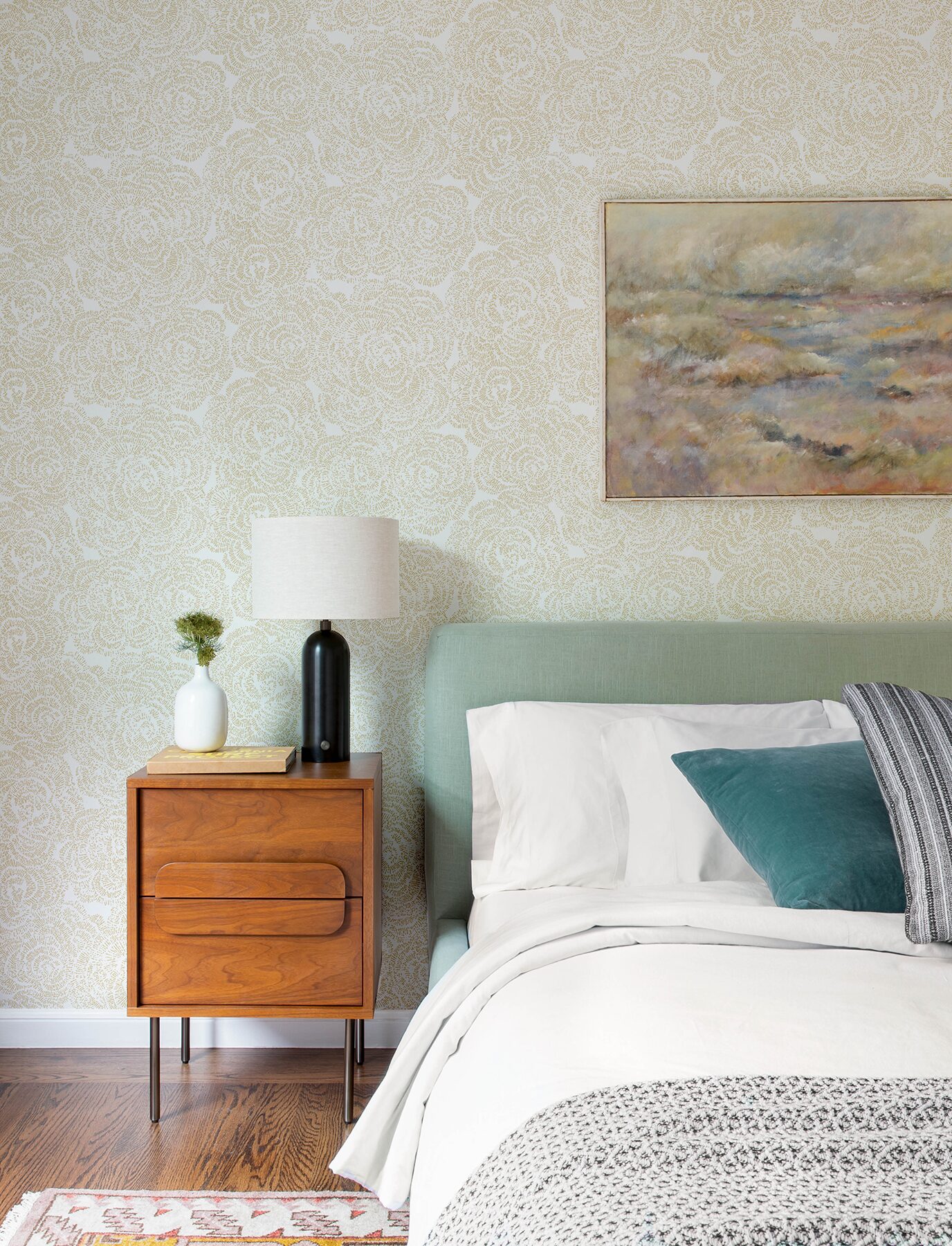 Ambroise Butter Abstract Floral Wallpaper