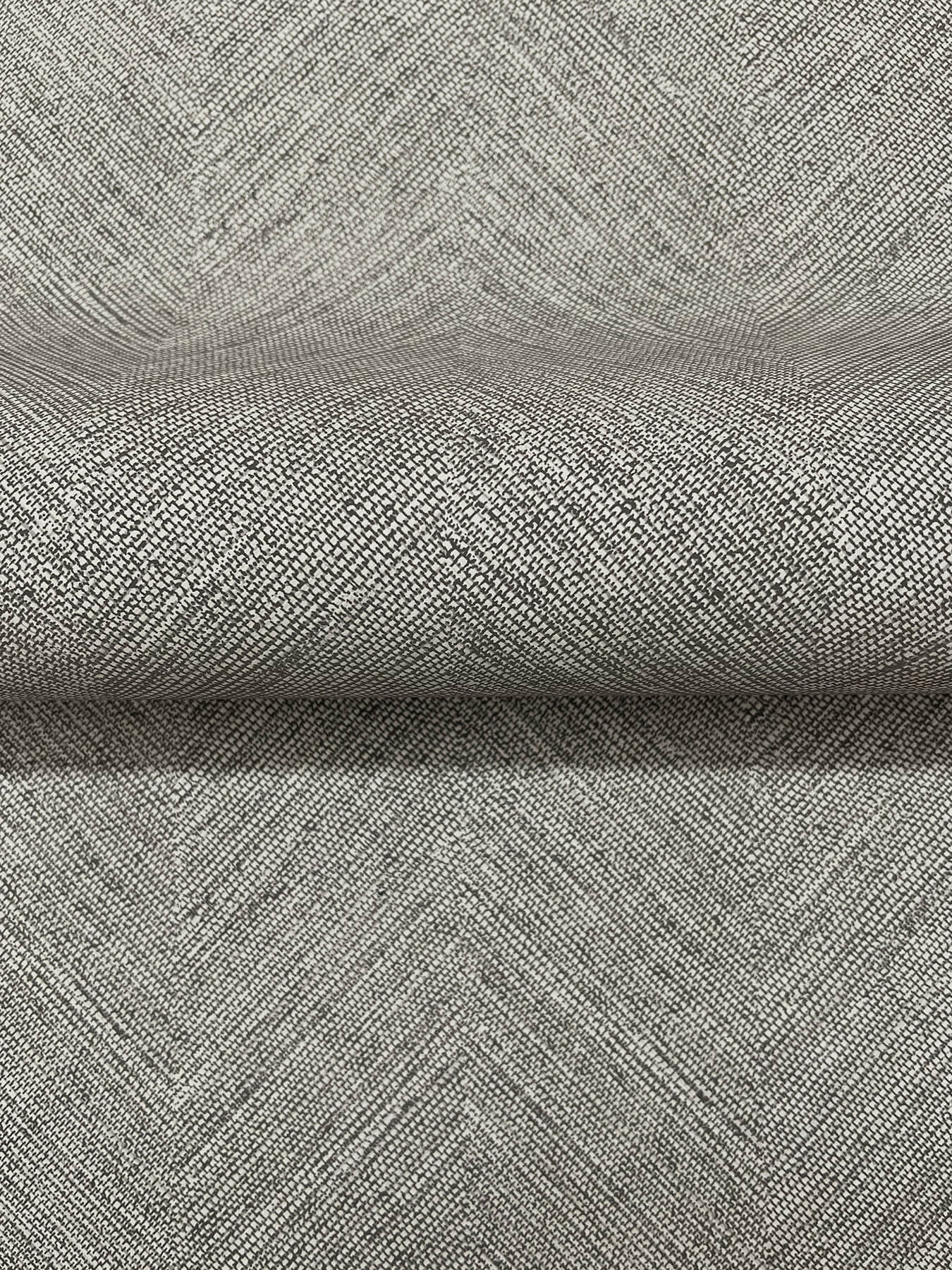 Caladesi Dark Grey Linen Chevron Wallpaper
