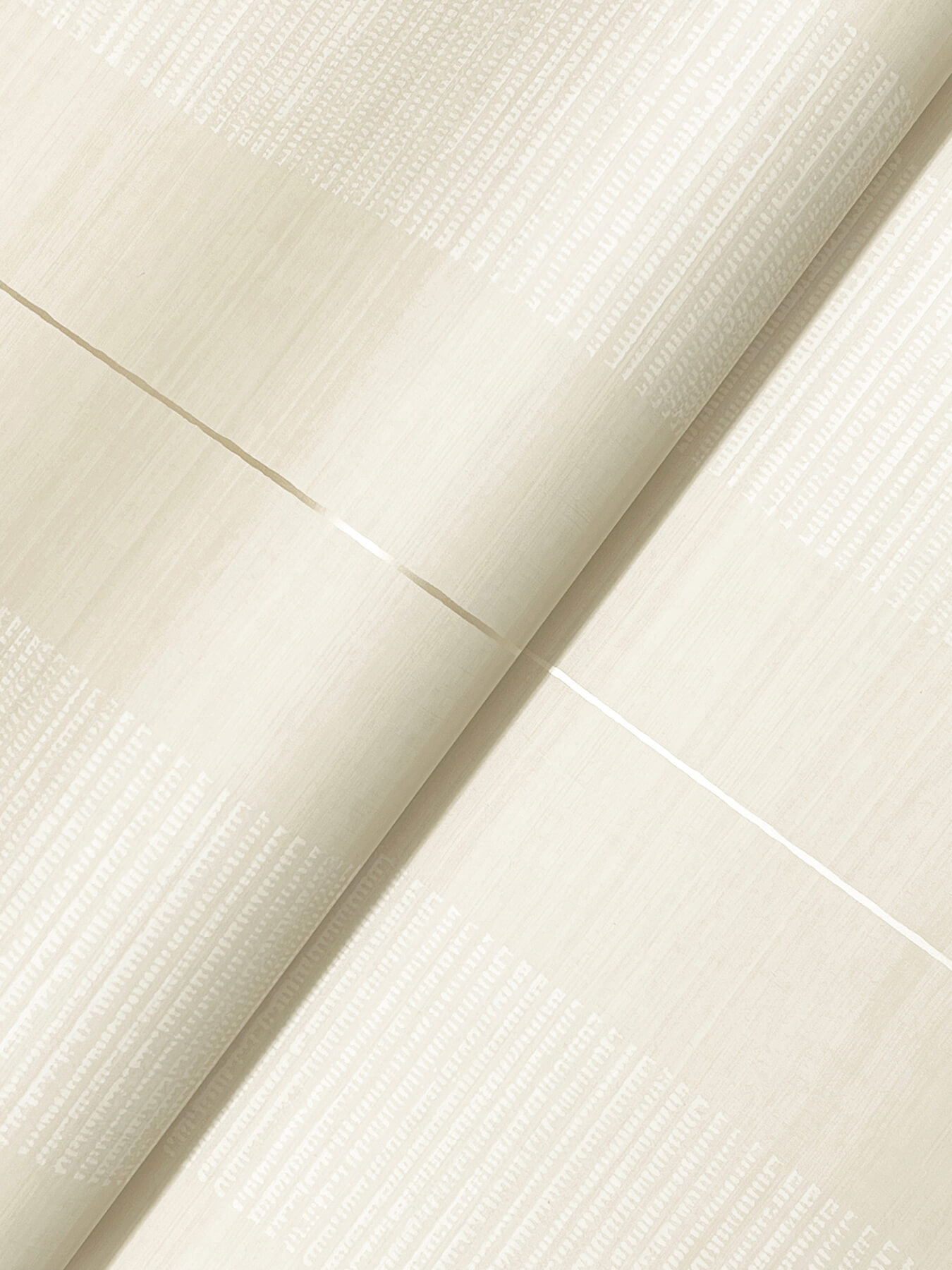 Colbert Stripe Ivory Textured Wallpaper