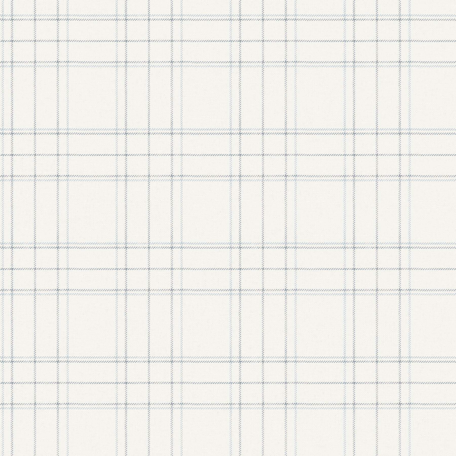 Fox Hollow White Dashed Plaid Wallpaper