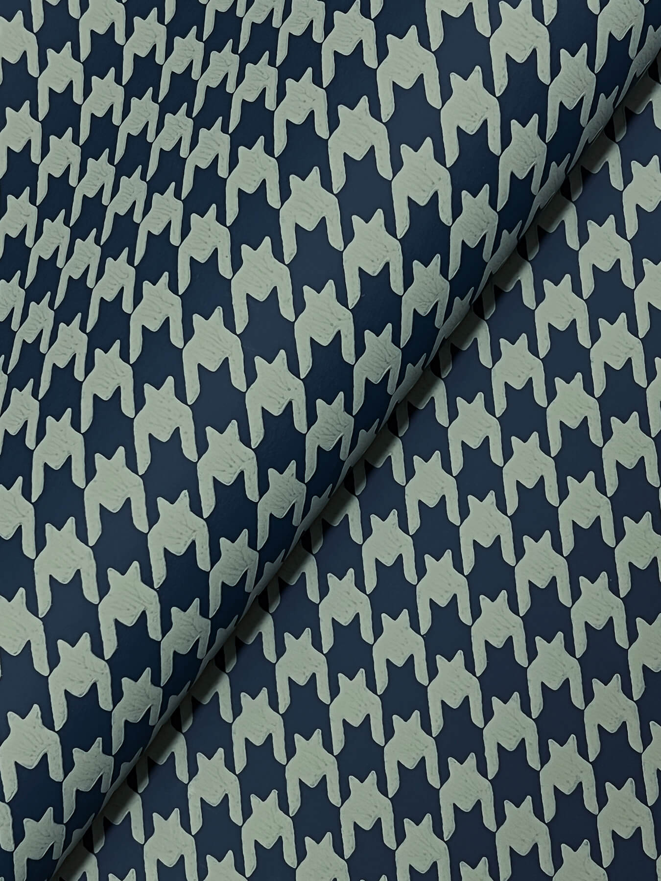 Watson Sea Green Houndstooth Wallpaper