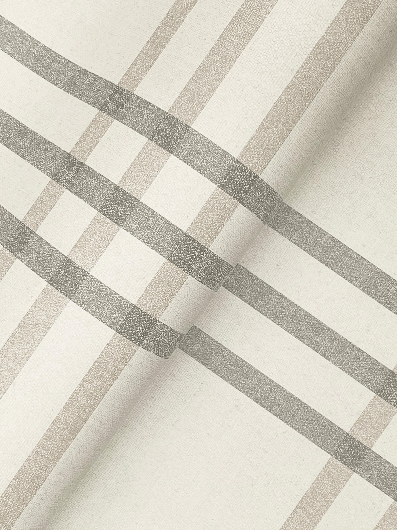 Fletcher Grey Plaid Wallpaper