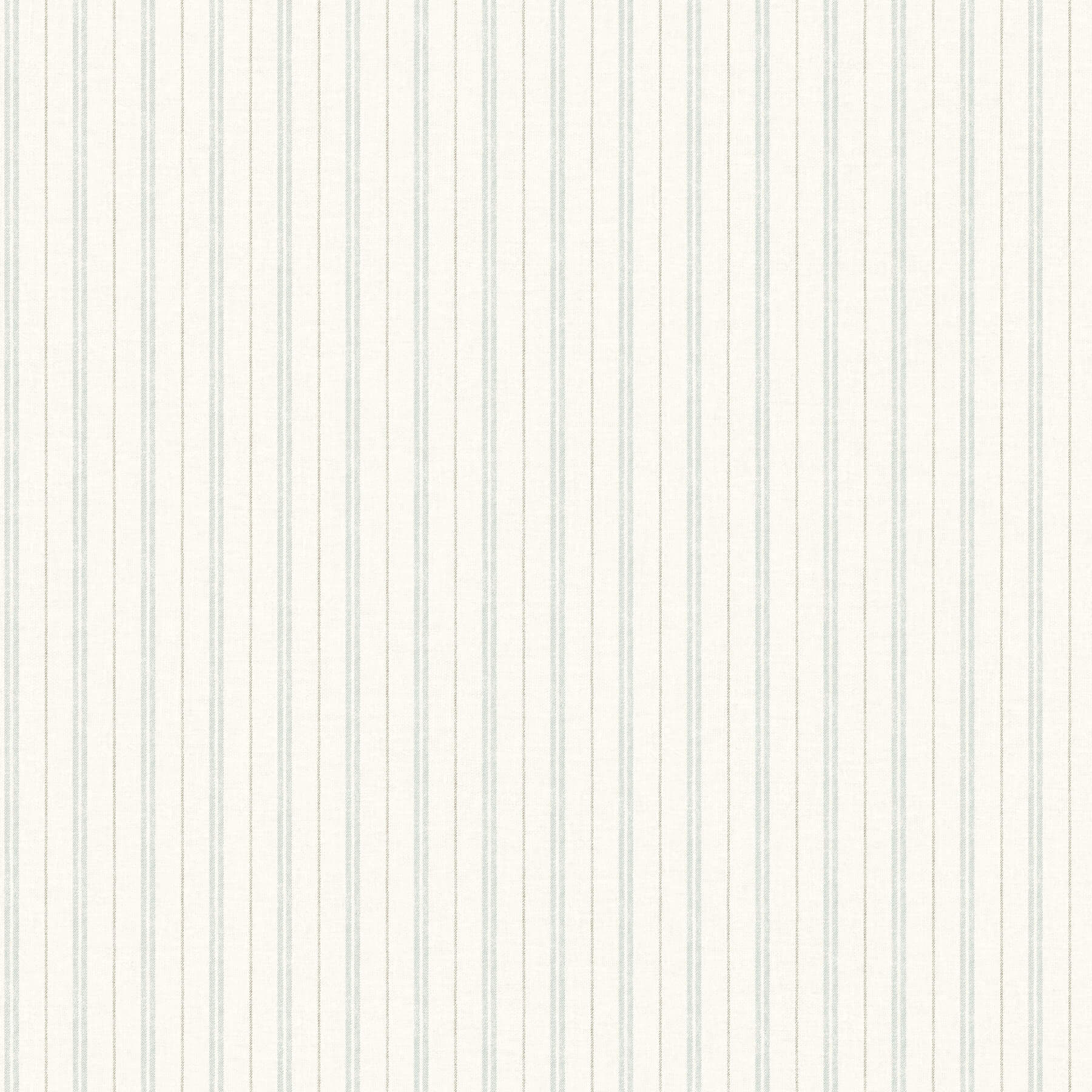 Harville Aqua Double Stripe Wallpaper