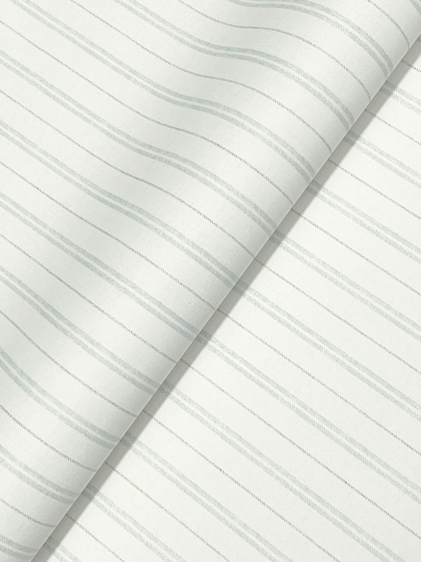 Harville Aqua Double Stripe Wallpaper