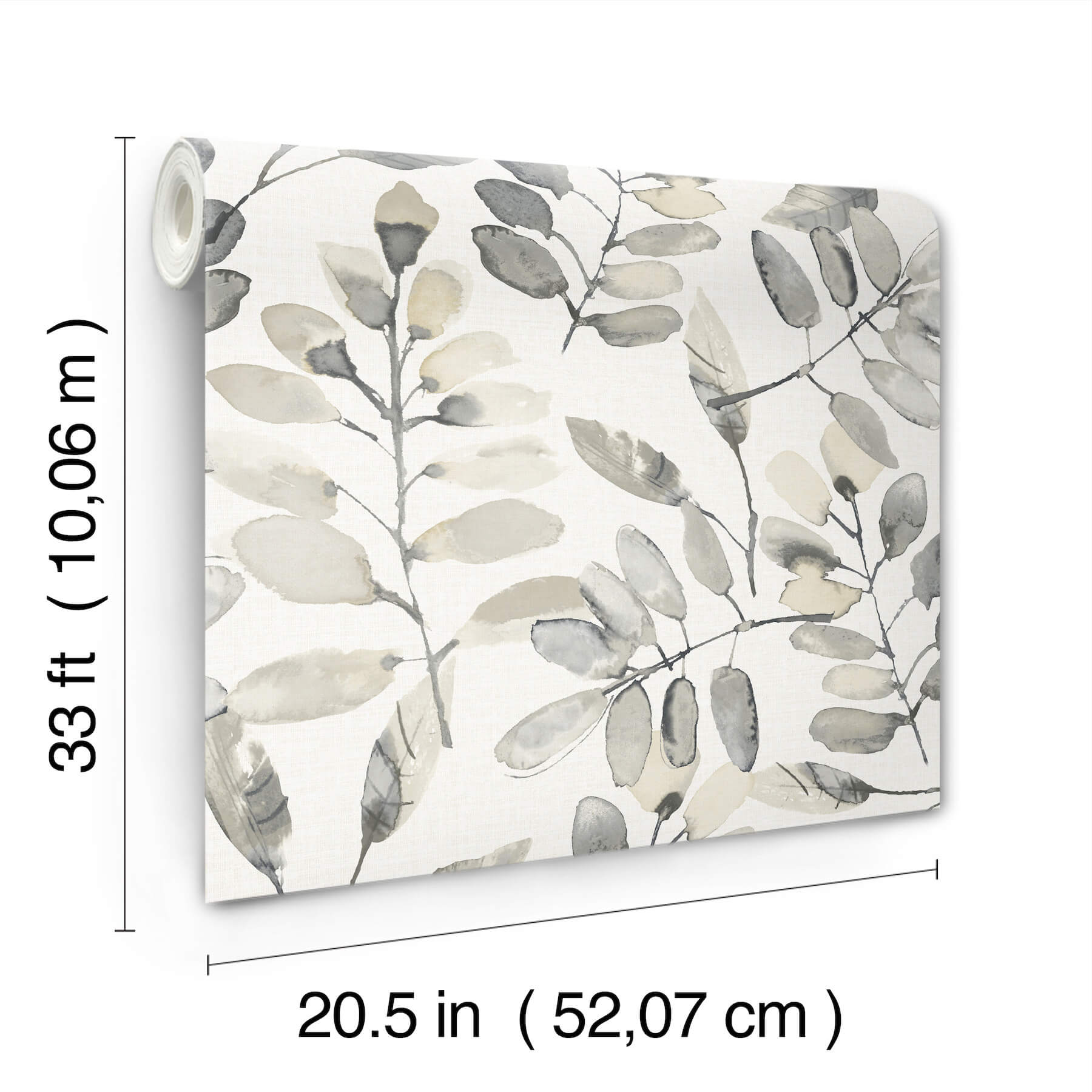 Pinnate Charcoal Leaves Wallpaper