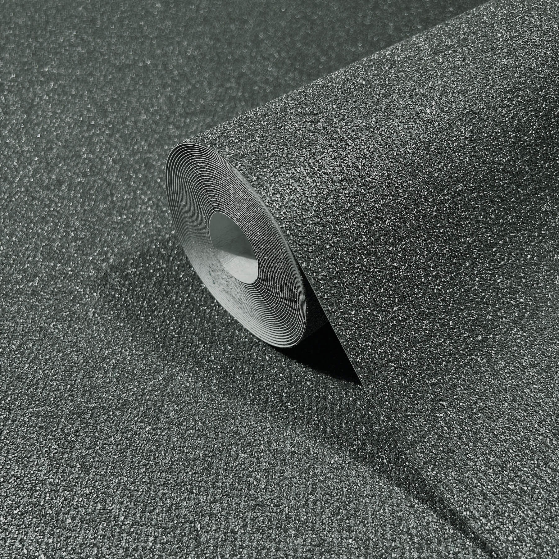 Glistening Quartz Charcoal Beaded Wallpaper