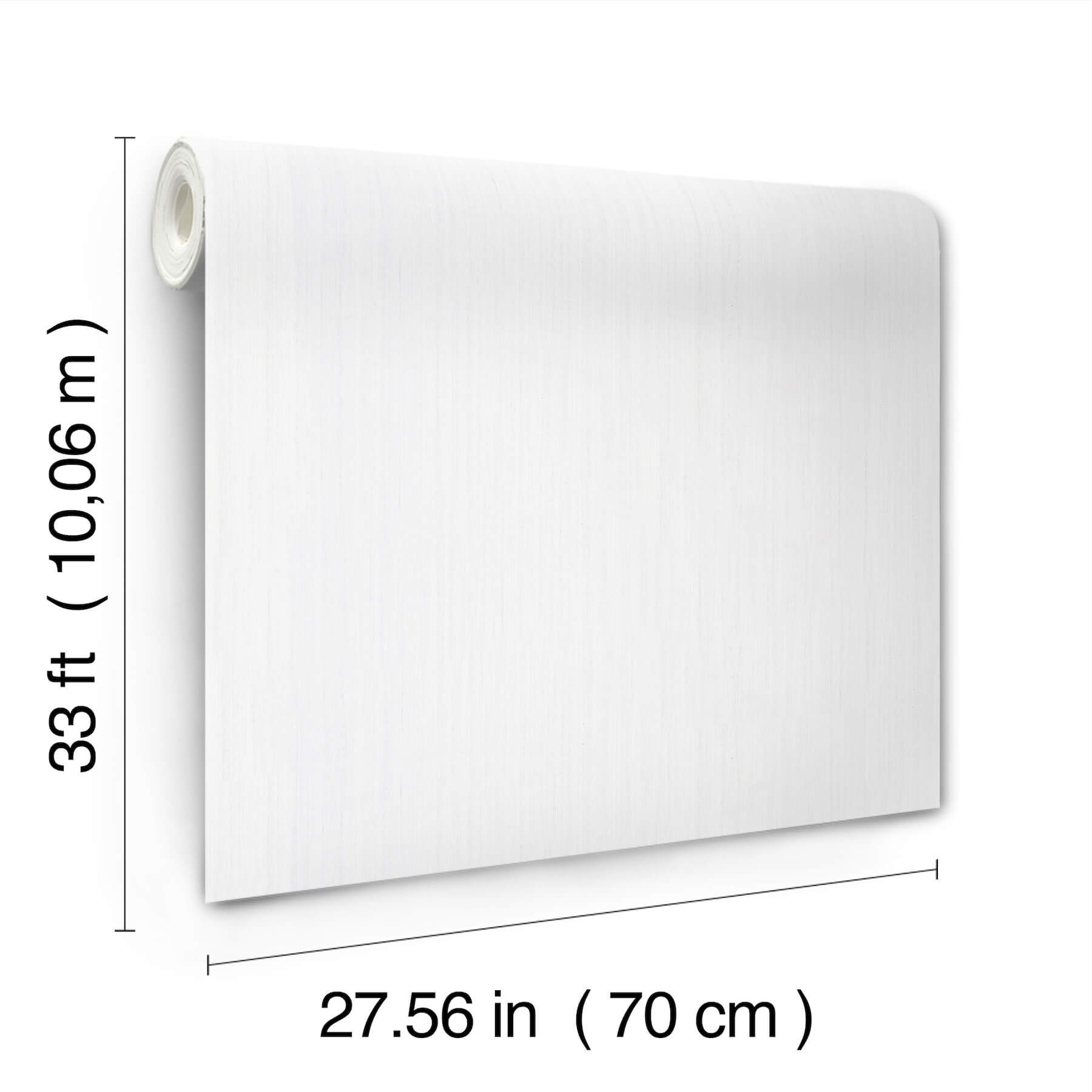 Indra White Striated Wallpaper