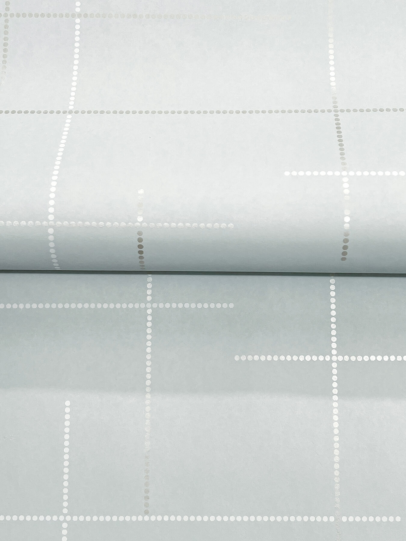 Wylie Light Blue Dotted Gridlines Wallpaper