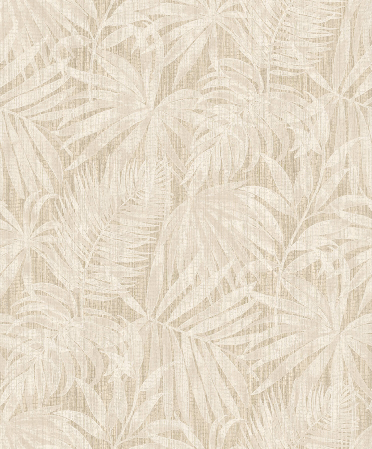Sonny Beige Fronds Wallpaper