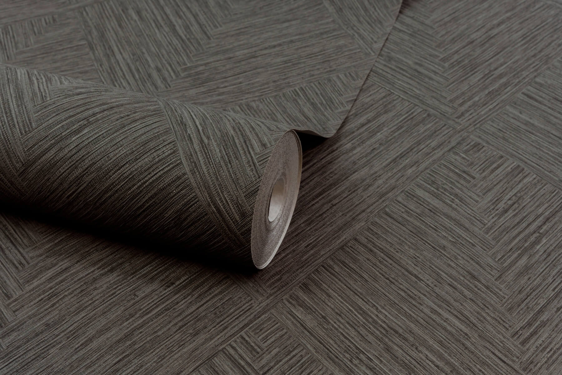 Hollis Charcoal Textured Diamond Wallpaper