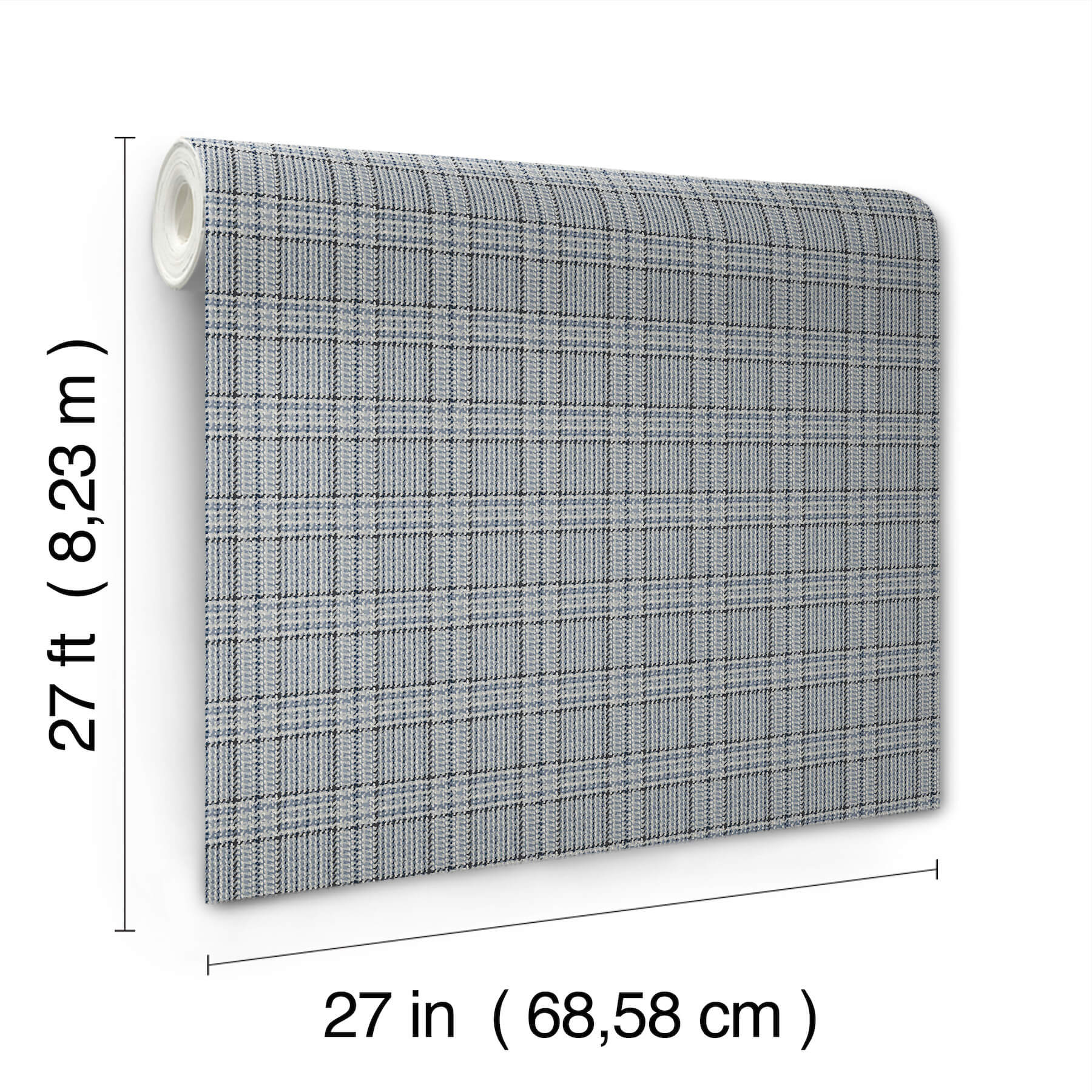 70-harrington-plaid-blue-glen-check-wallpaper-6.jpg Harrington Plaid Blue Glen Check Wallpaper