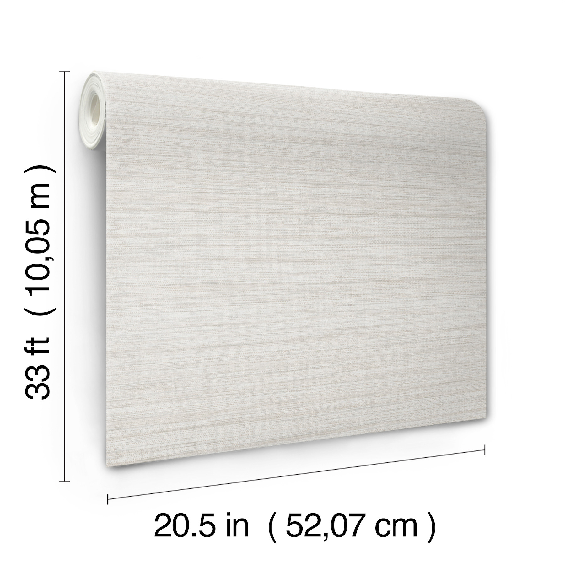 Barnaby Off-White Faux Grasscloth Wallpaper