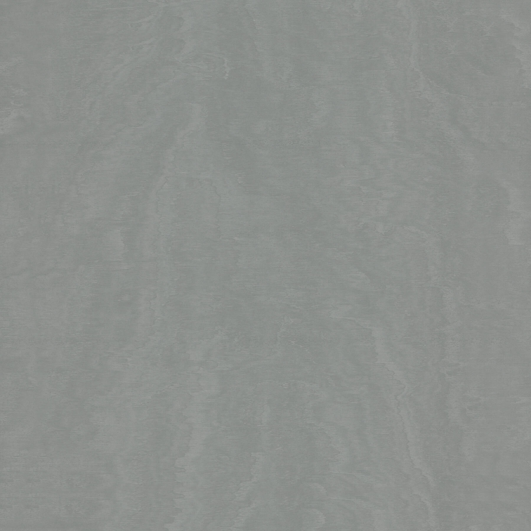 Shimmering Moire Pewter Textured Wallpaper