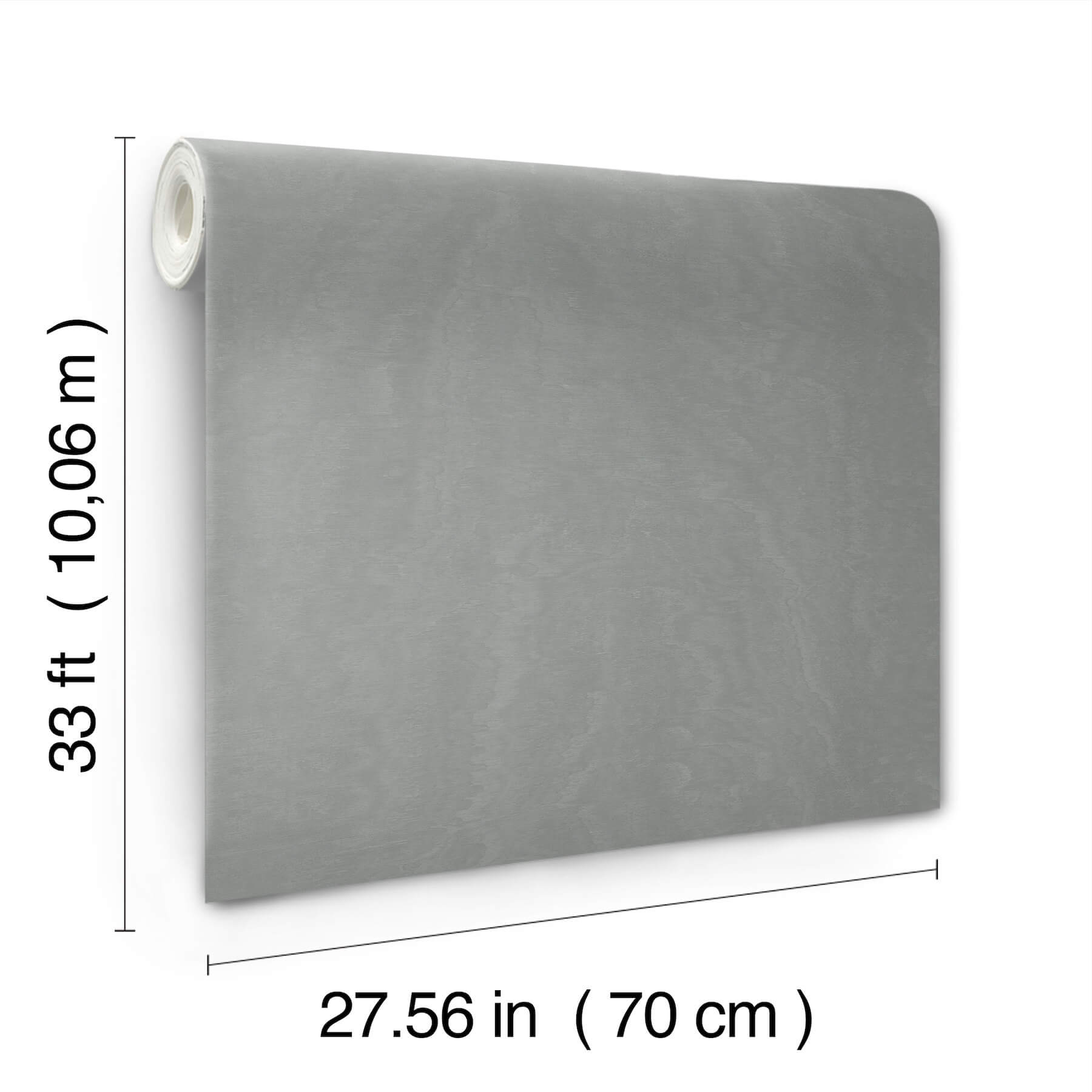 Shimmering Moire Pewter Textured Wallpaper