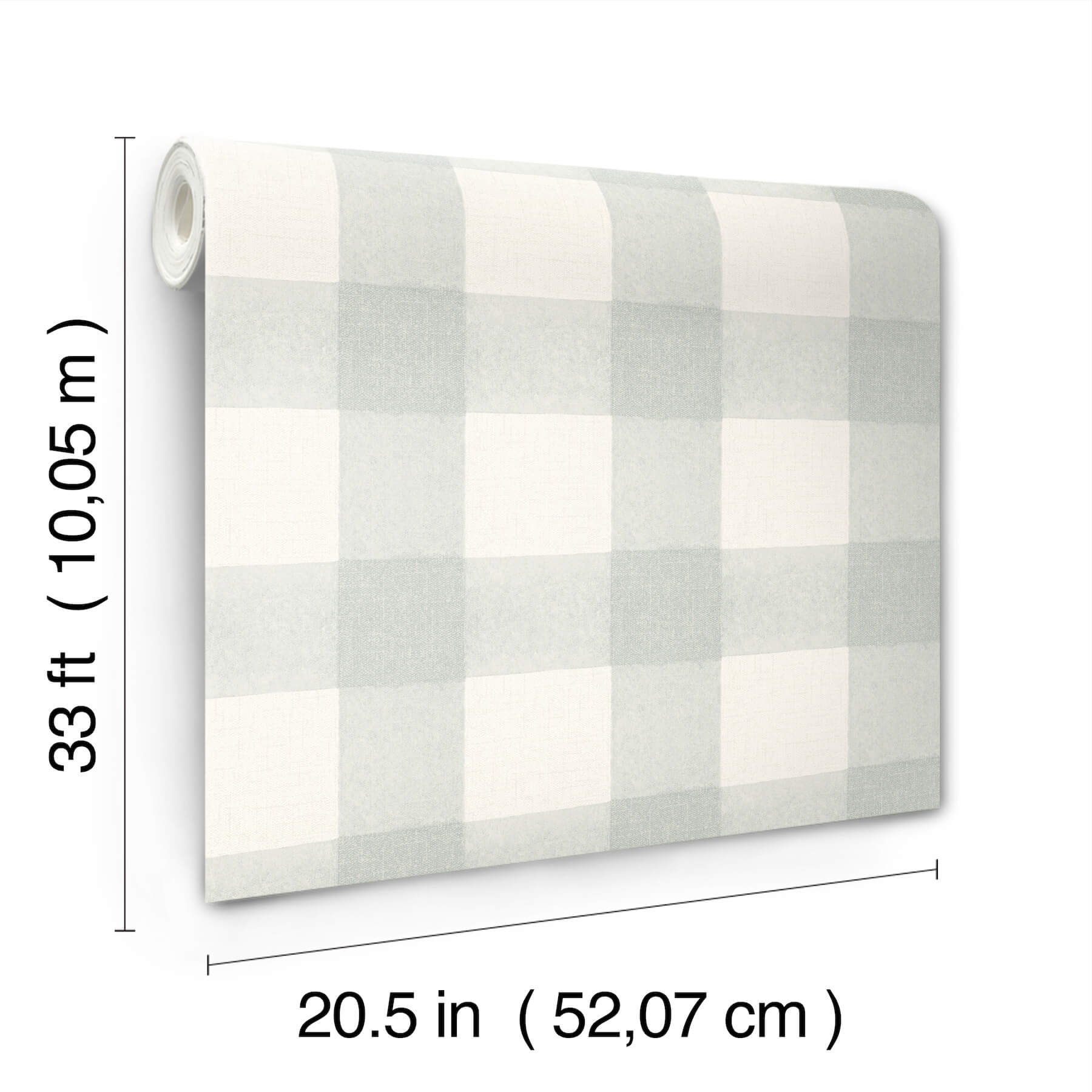 Thorpe Aqua Plaid Wallpaper