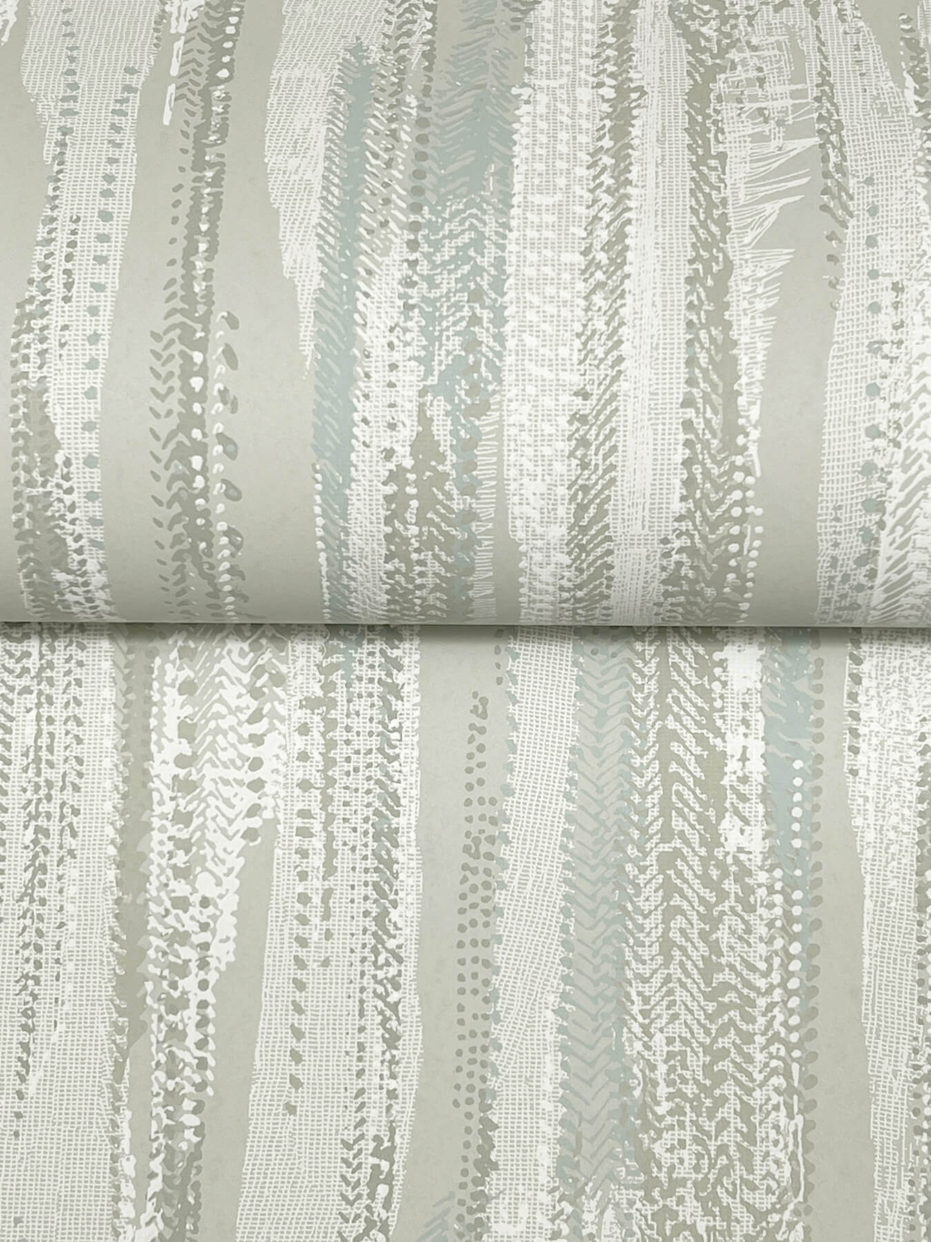 Tribeca Aqua Texture Stripe Wallpaper