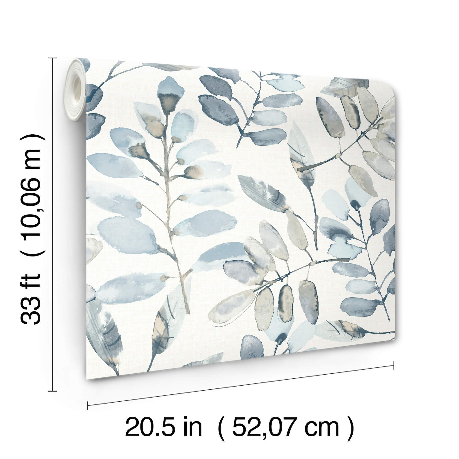 Pinnate Blue Leaves Wallpaper