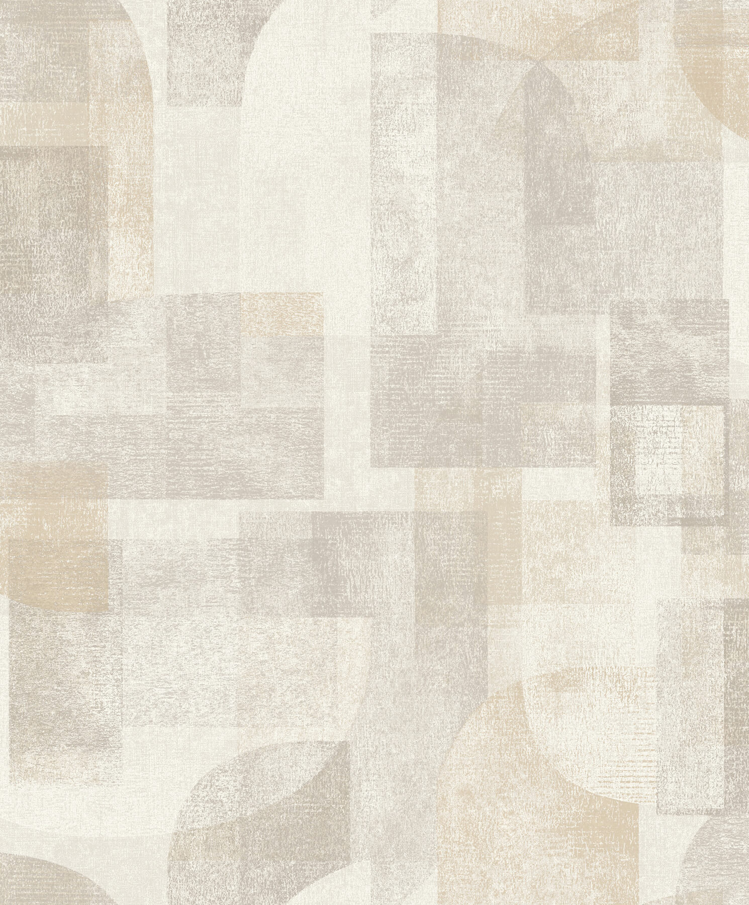 Cassandra Taupe Block Geometric Wallpaper